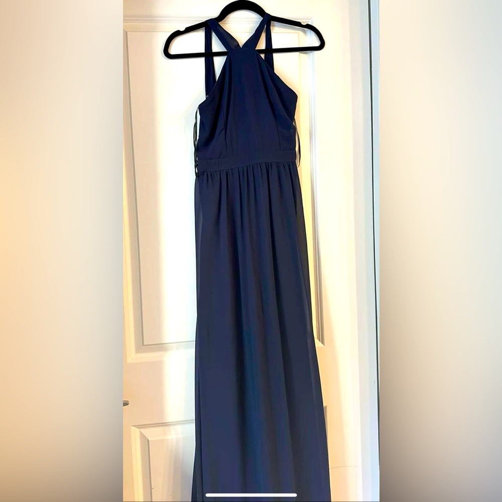 Lulu’s navy blue maxi dress
